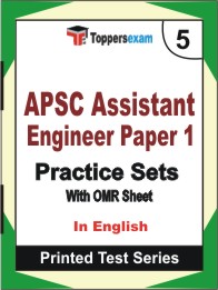 APSC Assistant Engineer Paper-1 Book in English - Mock Test / Practice Set