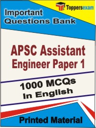 APSC Assistant Engineer Paper-1 Book in English - Objective MCQ