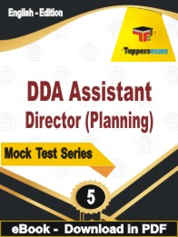 DDA Assistant Director (Planning)  PDF Book In English - Practice Set