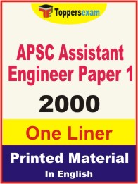 APSC Assistant Engineer Paper-1 One Liner Book in English.