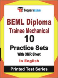 BEML Diploma Trainee Mechanical  Book in English - Practice Set