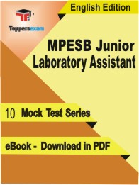 MPESB Junior Laboratory Assistant PDF Book In English - Mock Test/Practice Set