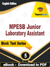 MPESB Junior Laboratory Assistant PDF Book In English - Practice Set