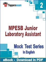 MPESB Junior Laboratory Assistant PDF Book In English - Question Paper