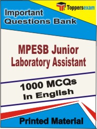 MPESB Junior Laboratory Assistant Book in English - Objective MCQ