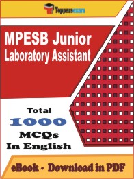 MPESB Junior Laboratory Assistant PDF Book In English - MCQ / Objective Questions