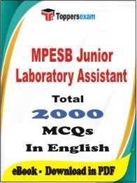 MPESB Junior Laboratory Assistant PDF Book In English - MCQ / Objective Questions