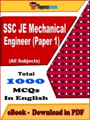 SSC JE Mechanical Engineer Paper 1 PDF Book In English