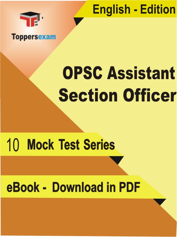 OPSC Assistant Section Officer Paper-1 Test PDF Book In English - Mock Test/Practice Set