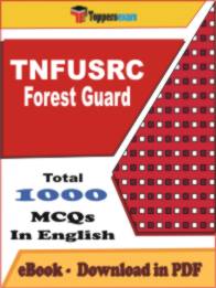 TNFUSRC Forest Guard PDF Book In English - MCQ / Objective Questions