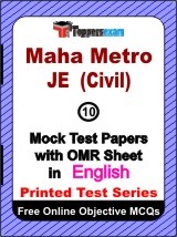 Maha Metro JE (Civil) Exam Mock Test Papers (Book) in English