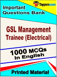 GSL Management Trainee (Electrical) Book in English - Objective MCQ