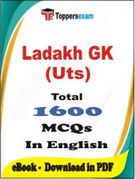Ladakh GK (UTs) PDF Book In English - MCQ / Objective Questions