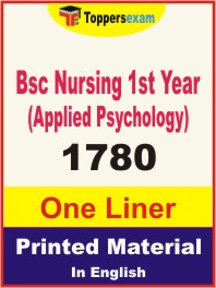 Bsc Nursing 1st Year (Applied Psychology) One Liner Book in English