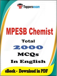 MPESB Chemist PDF Book In English - MCQ / Objective Questions