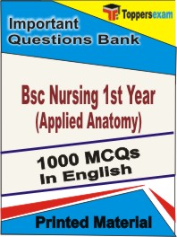 Bsc Nursing 1st Year (Applied Anatomy) Book in English - Objective MCQ