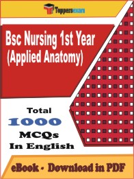 Bsc Nursing 1st Year (Applied Anatomy) PDF Book In English - MCQ / Objective Questions