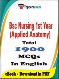 Bsc Nursing 1st Year (Applied Anatomy) PDF Book In English - MCQ / Objective Questions