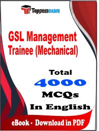 GSL Management Trainee (Mechanical) PDF Book In English - MCQ / Objective Questions