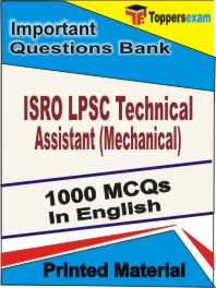ISRO LPSC Technical Assistant (Mechanical) Book in English - Objective MCQ
