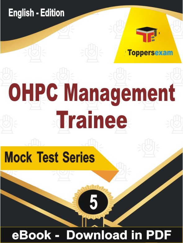 OHPC Management Trainee Test PDF Book In English - Practice Set