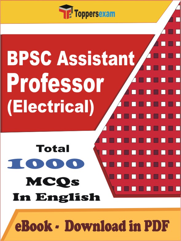 BPSC Assistant Professor (Electrical) PDF Book In English - MCQ / Objective Questions