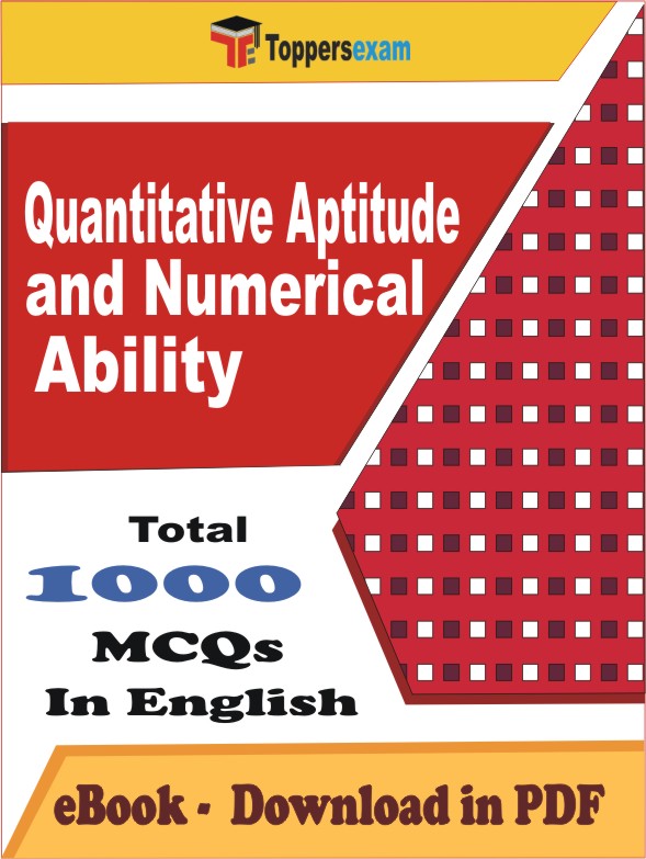 Quantitative Aptitude and Numerical Ability PDF Book In English - MCQ / Objective Questions