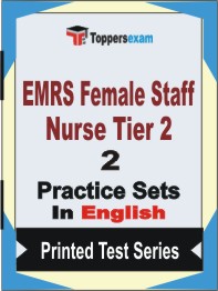 EMRS Female Staff Nurse (Tier 2) Book in English - Question Paper / Practice Set