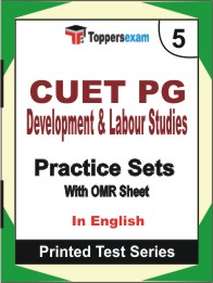 CUET PG Development & Labour Studies Book in English - Mock Test / Practice Set