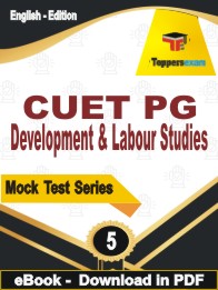 CUET PG Development & Labour Studies Test PDF Book In English - Practice Set