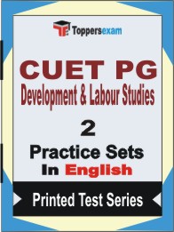 CUET PG Development & Labour Studies Book in English - Question Paper / Practice Set