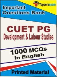 CUET PG Development & Labour Studies Book in English - Objective MCQ