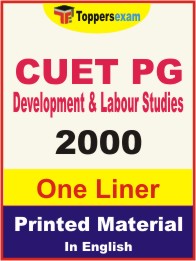 CUET PG Development & Labour Studies One Liner Book in English