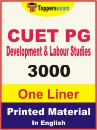 CUET PG Development & Labour Studies One Liner Book in English