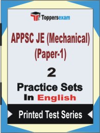 APPSC JE (Mechanical) (Paper-1) Book in English - Question Paper / Practice Set