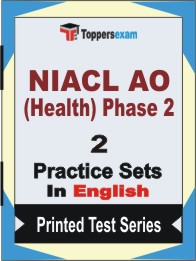 NIACL Administrative Officer (Health) Phase 2 Book in English - Question Paper / Practice Set