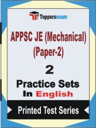 APPSC JE (Mechanical) (Paper-2) Book in English - Question Paper / Practice Set