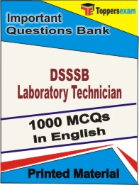 DSSSB Laboratory Technician Book in English - Objective MCQ