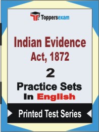 Indian Evidence Act, 1872 Book in English - Question Paper / Practice Set