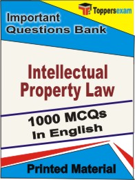 Intellectual Property Law Book in English - Objective MCQ