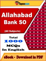 EBook of Allahabad Bank SO, PDF Format in English