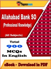 EBook of Allahabad Bank SO (Professional Knowledge), PDF Format in English