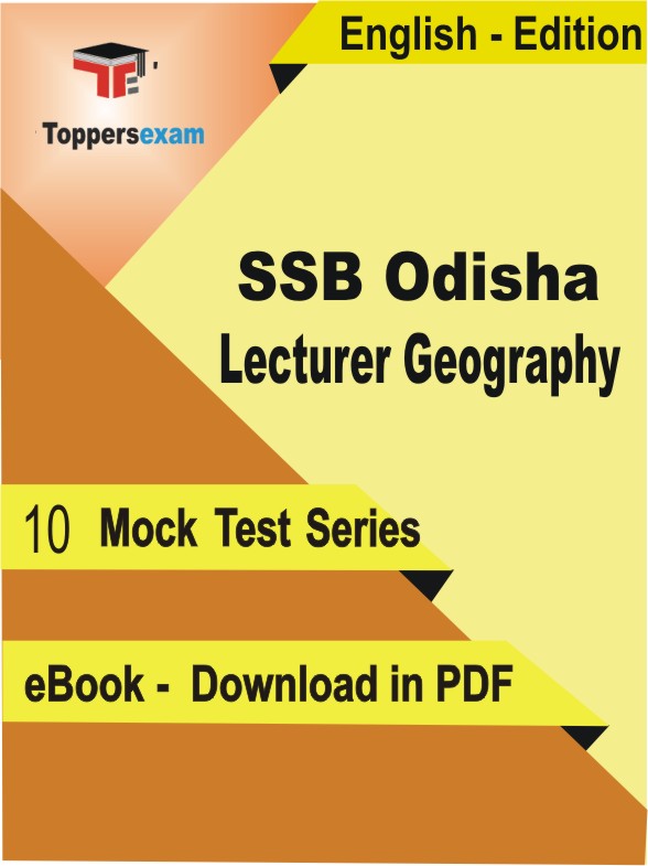 SSB Odisha Lecturer Geography Test PDF Book In English - Mock Test/Practice Set