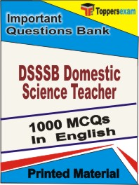 DSSSB Domestic Science Teacher Book in English - Objective MCQ