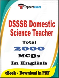 DSSSB Domestic Science Teacher PDF Book In English - MCQ / Objective Questions