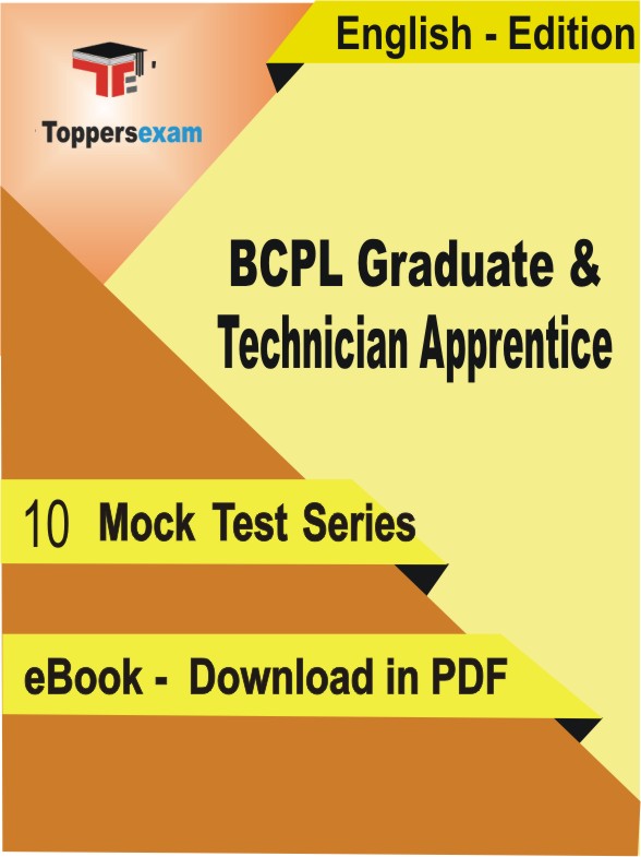 BCPL Graduate & Technician Apprentice Test PDF Book In English - Mock Test/Practice Set