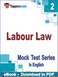 Labour Law PDF Book In English - Question Paper