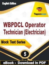 WBPDCL Operator Technician (Electrician) Test PDF Book In English - Practice Set