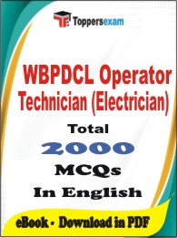 WBPDCL Operator Technician (Electrician) PDF Book In English - MCQ / Objective Questions