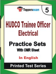 HUDCO Trainee Officer Electrical Book in English - Mock Test / Practice Set